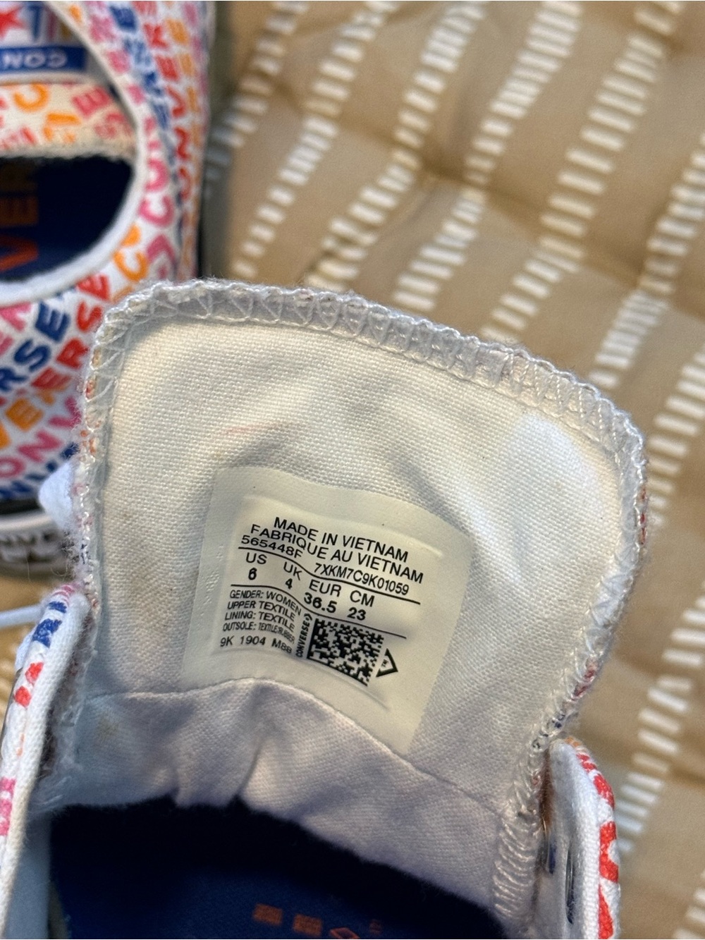 Brand New Converse White Low Top Sneakers - Picture 6 of 6